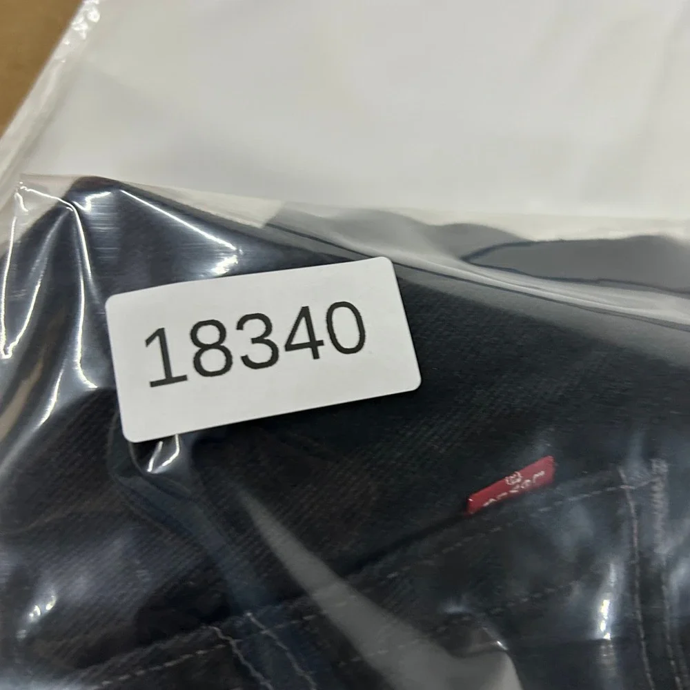 Levi's Jeans Mens Size 31x28 Black 501 Original Straight Leg Button Fly Cotton